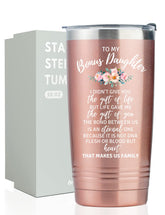 Onebttl Taza de viaje 20oz rosa dorado con tapa y pajilla para bebidas en movimiento