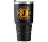 Onebttl vaso de viaje con iniciales monograma, ideal para viajes y duradero.