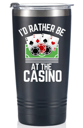 Onebttl vaso casino 20oz con aislamiento doble mantiene bebidas frías por horas.