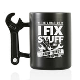 Onebttl vaso cerámico con mango en forma de llave, ideal para café diario