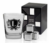 Onebttl vaso whisky inicial personalizado: regalo único con inicial grabada para un toque personal.
