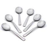 Oneida Aptitude juego de 6 cucharas de sopa, ideal para comidas diarias