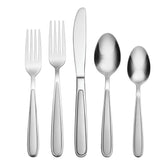Oneida Jordan, juego cubiertos 20 piezas: perfecto para uso diario y comidas familiares.