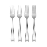 Oneida Moda: tenedores de cena, juego de 4 con acabado espejo para mesa elegante