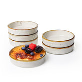ONEMORE Ramekins 4 oz aptos para horno para postres elegantes