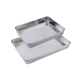 ONNESOL bandejas rectangulares de 16x12 pulgadas para hornear galletas y pasteles
