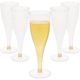 Copas Champagne glitter dorado Oojami para brindis elegantes en cualquier ocasión.