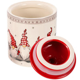 Operitacx jarrón cerámico dulces con tapa hermética para conservar frescura.