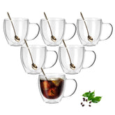 OPTVTAVITA taza doble pared con mango ergonómico para un agarre cómodo