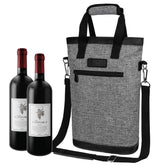 opux funda-vino-dos-botellas: ideal para viajar y transportar dos botellas con protección.