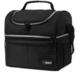 OPUX lonchera de dos compartimentos, vista frontal, lista para el trabajo