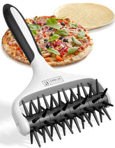Orblue rodillo perforador de masa para pizza espigas, perforaciones uniformes y evita burbujas