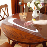 OstepDecor protector-mesa-redonda-48pulgadas: protege contra arañazos y derrames en la mesa.