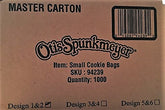 Bolsas de papel Otis Spunkmeyer para galletas 6x8, listas para presentar y vender