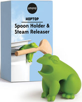OTOTO HopTop sapo posa-cucharas en la estufa para evitar goteos.
