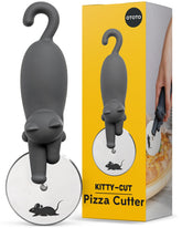 OTOTO Kitty Cut cortador de pizza en rueda para rebanadas precisas en casa