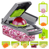 Ourokhome cortador de verduras 12 en 1 para cortes rápidos y uniformes