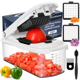 Ourokhome Cortador de Verduras con Contenedor, preparación rápida