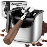 Ourokhome Knock Box: accesorios-espresso, facilita desechar posos y mantener la encimera limpia.