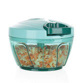 Ourokhome, vista superior del picador manual 500 ml, ideal para uso diario.