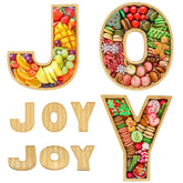 OurWarm JOY tableros de bambu para servir quesos y frutas con estilo.