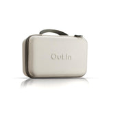 Bolsa OutIn protege la cafetera nano con material impermeable para viajes seguros.