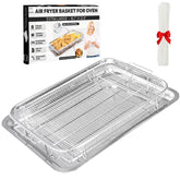 OvenCrisp cesta-aire-extra-grande para horno, facilita cocinar porciones grandes.