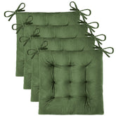 OVOV almohadilla para silla de comedor, verde, acolchado suave para mayor comodidad