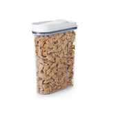 OXO dispensador cereal tapa presion para cierre rapido y hermetico