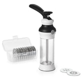 Base antideslizante de OXO Good Grips para control estable al presionar