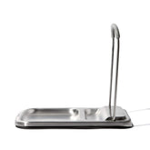 OXO Good Grips reposacucharas de acero inoxidable con tapa mantiene encimera limpia y organizada.
