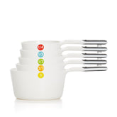 Tazas medidoras OXO Good Grips 1/4 taza; mango suave para medir con precisión.