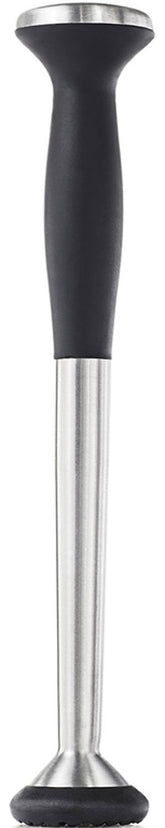 OXO SteeL Muddler con cabeza plástica sin rayas para machacar hierbas