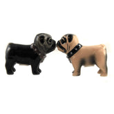 Pacific Giftware salero y pimienta pug amoroso para la mesa