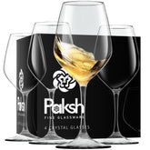Paksh Novelty vaso vino blanco italiano, 4 piezas, 15 oz, ideal para cenas elegantes.
