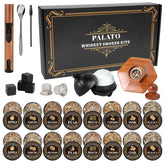 Palato kit humo whisky 27 piezas para cócteles en casa.