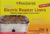 PanSaver forro para asador eléctrico rectangular 16 qt, evita contacto directo y facilita limpieza.