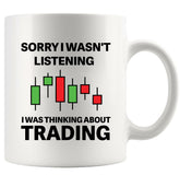 Panvola, taza cerámica 11 oz, frente con mensaje para traders, perfecto para empezar la jornada.