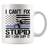 Panvola Taza cerámica Regalo Policía con frase divertida para empezar el día con humor.