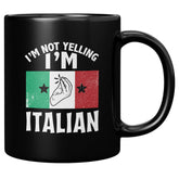 Taza Panvola italiano yo no grito, lista para empezar el día con humor y café