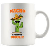 Taza Panvola tio beardo frontal, ideal para desayunos con humor diario.