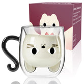 Paracity taza gato con diseño invertido para beber con diversión.