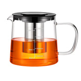 PARACITY tetera de vidrio con infusor removible, ideal para preparar té.