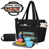 Partreko bolso-portátil acolchado negro, estilo profesional y ligero
