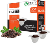 PARTY BARGAINS filtros, diseño compacto, ideal para mañanas rápidas.