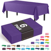 Cubierta de Party Solids morada de 54x108 para eventos.