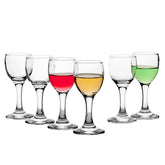 Copas de chupito Pasabahce Bistro, cristal claro, ideales para degustaciones de 60 ml en fiestas