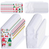 Manoplas de sublimación Patelai en blanco, conjunto ideal para personalizar y cocinar con seguridad.