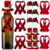 Patelai sombrero navideño para botella de vino, decorativo y festivo