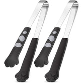 Patelai tenazas zarpas gato 7 pulgadas, ideales para recoger alimentos sin rayar sartenes antiadherentes.